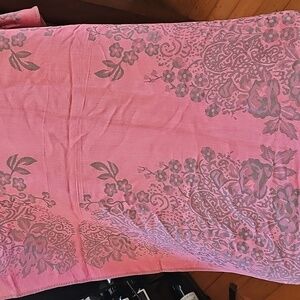 Pashmina Pink and gray- never used